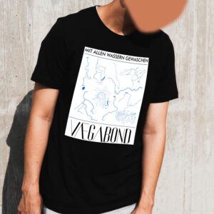 Herren T-Shirt Wasser schwarz
