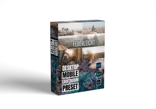 Produktbild Federleicht Lightroom Presets Bildbearbeitung Fotofilter